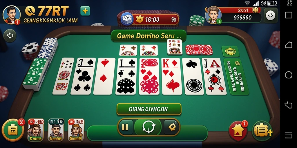 Tampilan gameplay seru di 77RT dengan pemain aktif.