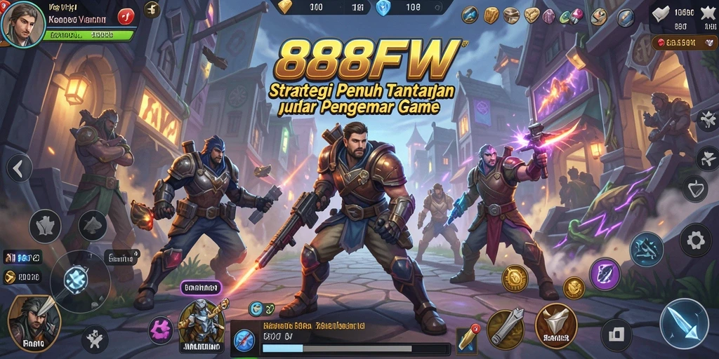 Tampilan gameplay menegangkan dalam 888FW yang penuh strategi.