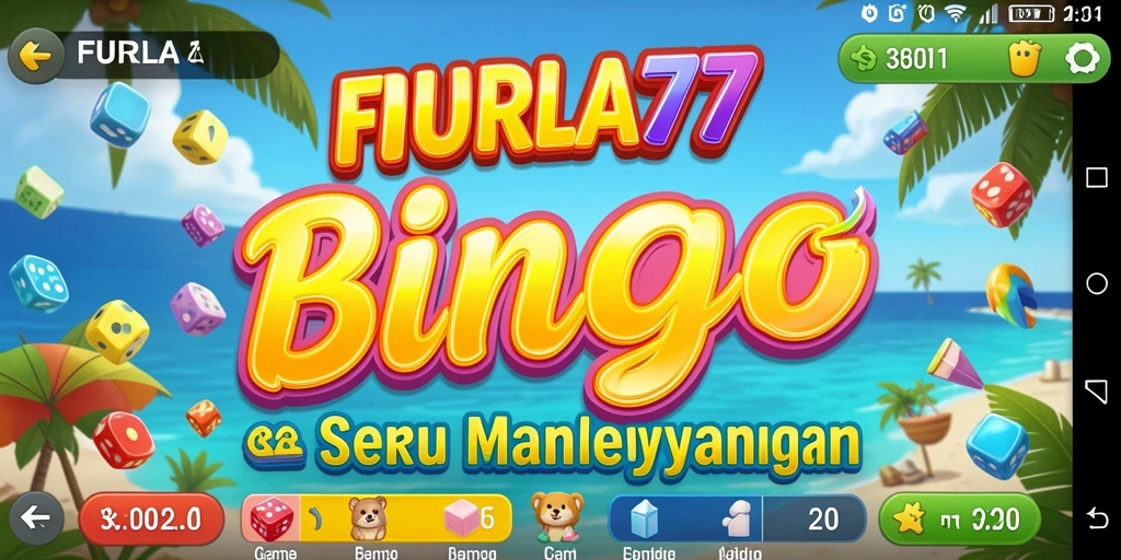 Tampilan utama aplikasi FURLA77 dengan gameplay Bingo yang mengasyikkan.