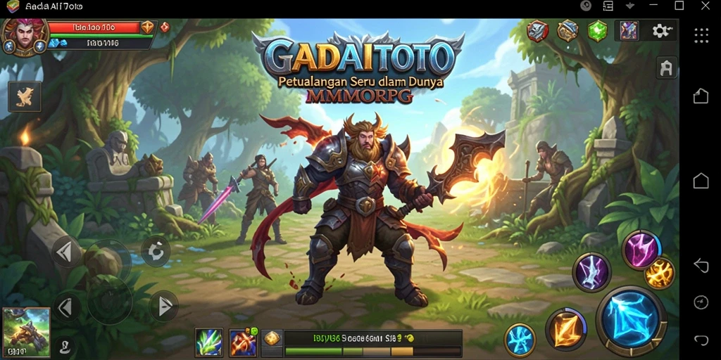 Gameplay seru di GADAITOTO dengan karakter yang beraksi.