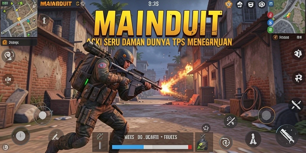 Tangkapan layar dari gameplay seru MAINDUIT yang penuh aksi.