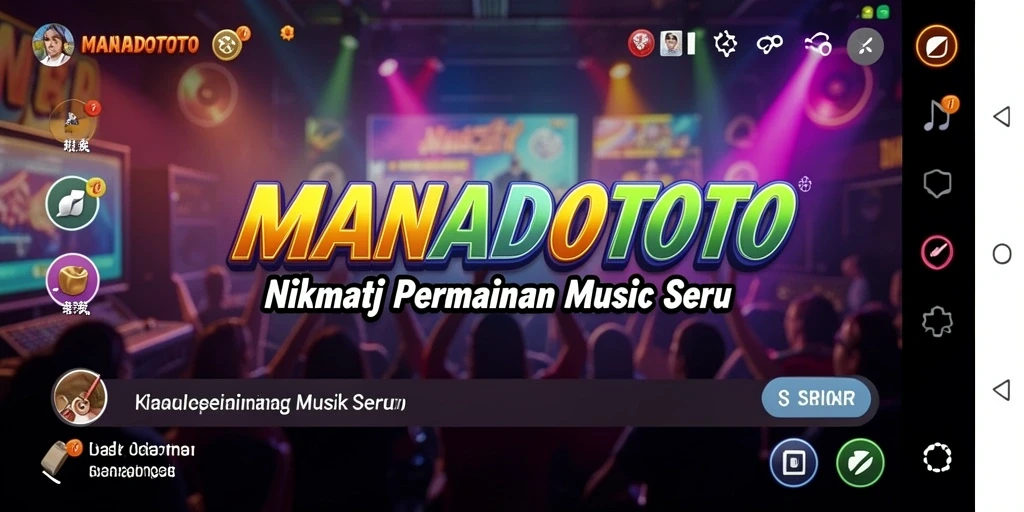 Tampilan gameplay <strong>MANADOTOTO</strong> yang seru dan interaktif dengan berbagai lagu.