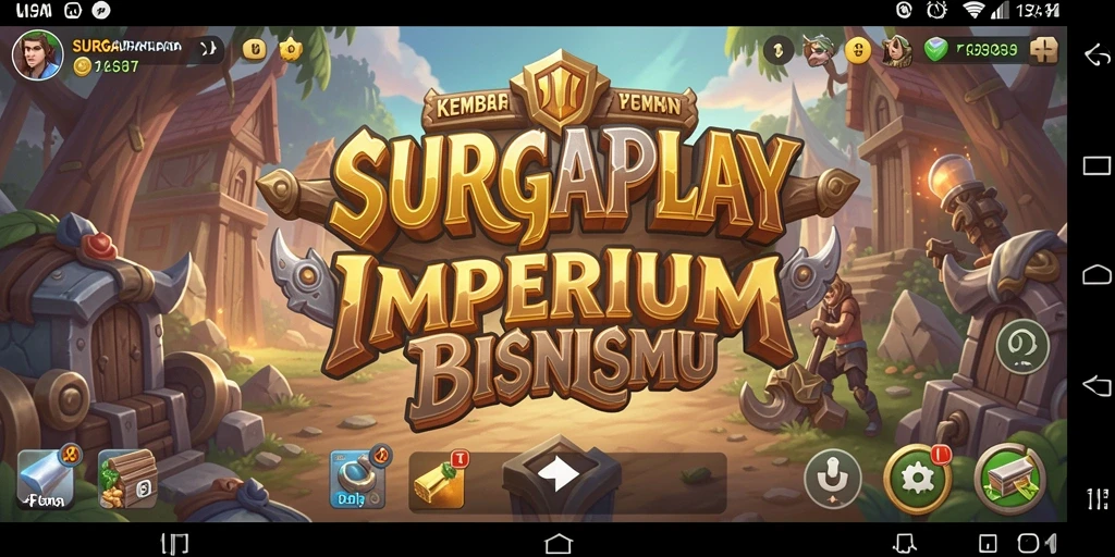 Tampilan menarik dari gameplay SURGAPLAY yang menggambarkan pengelolaan bisnis.